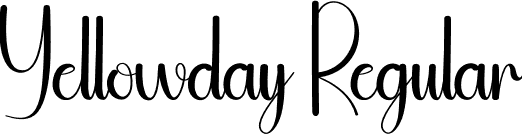 Yellowday Regular font | Yellowday.otf