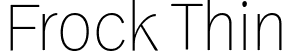 Frock Thin font | FrockThin-p7xZv.ttf