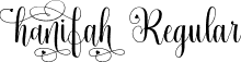 hanifah Regular font | hanifah.otf