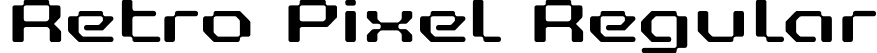 Retro Pixel Regular font | retropixel-7bzol.otf