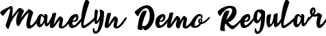 Manelyn Demo Regular font | Manelyn.otf