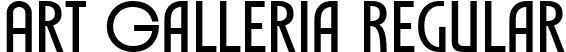 Art Galleria Regular font | Art Galleria.ttf