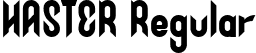 HASTER Regular font | Haster.ttf