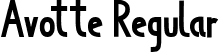 Avotte Regular font | Avotte.ttf