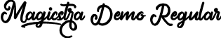 Magicstra Demo Regular font | MagicstraDemoRegular.ttf