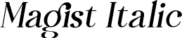 Magist Italic font | MagistItalic-mLKrx.otf