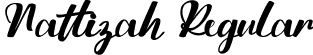 Nattizah Regular font | Nattizah-Regular.ttf