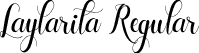 Laylarita Regular font | laylarita-0w0mv.otf