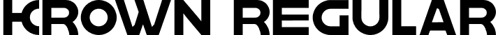 krown Regular font | krown regular.otf