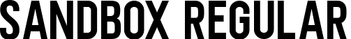 SANDBOX Regular font | SANDBOX_TTF.ttf