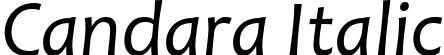 Candara Italic font | Candara_Italic.ttf