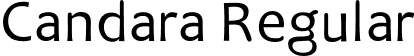 Candara Regular font | aquarion.otf