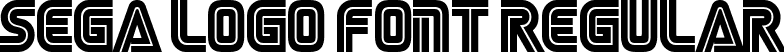 SEGA LOGO FONT Regular font | SEGA.TTF