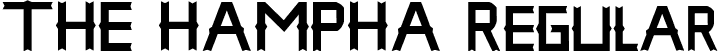 THE HAMPHA Regular font | TheHampha-9Yyy5.ttf