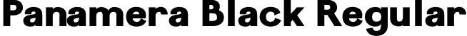 Panamera Black Regular font | Panamera-Black.otf