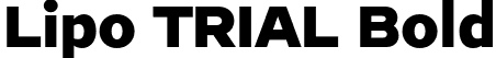Lipo TRIAL Bold font | LipoTRIAL-Bold.otf