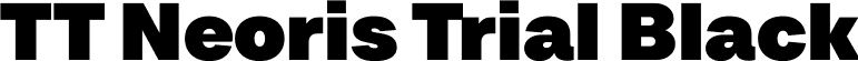 TT Neoris Trial Black font | TT-Neoris-Trial-Black.ttf