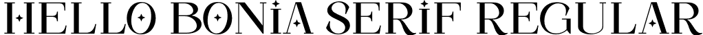 Hello Bonia Serif Regular font | Hello-Bosnia-Serif.otf