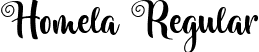 Homela Regular font | Homela.ttf