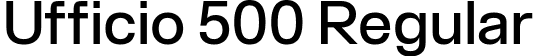 Ufficio 500 Regular font | Ufficio-500.ttf