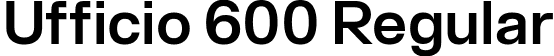 Ufficio 600 Regular font | Ufficio-600.ttf