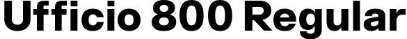 Ufficio 800 Regular font | Ufficio-800.ttf