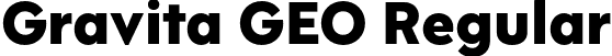 Gravita GEO Regular font | GravitaGEO-ExtraBold.otf