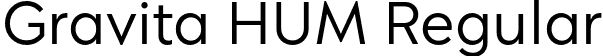 Gravita HUM Regular font | GravitaHUM-Light.otf