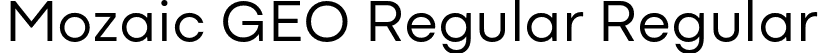 Mozaic GEO Regular Regular font | MozaicGEO-Regular.otf