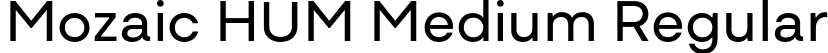 Mozaic HUM Medium Regular font | MozaicHUM-Medium.otf