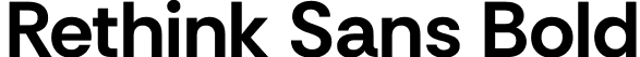 Rethink Sans Bold font | RethinkSans-Bold.ttf
