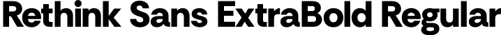 Rethink Sans ExtraBold Regular font | RethinkSans-ExtraBold.ttf