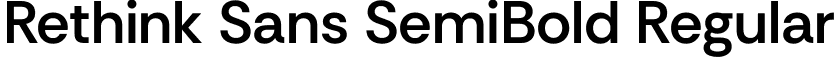 Rethink Sans SemiBold Regular font | RethinkSans-SemiBold.ttf