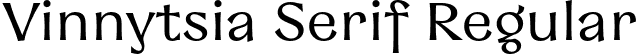 Vinnytsia Serif Regular font | vinnytsiaserif.otf