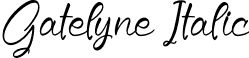 Gatelyne Italic font | Gatelyne-Italic.otf