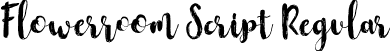 Flowerroom Script Regular font | Flowerroom-Script.ttf