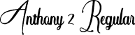 Anthony 2 Regular font | Anthony-2.ttf