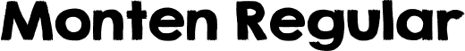 Monten Regular font | Monten.ttf