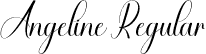 Angeline Regular font | Angeline.otf