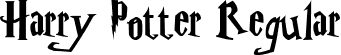 Harry Potter Regular font | Harry Potter.ttf