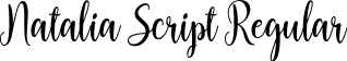 Natalia Script Regular font | Natalia-Script.ttf