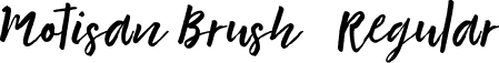 Motisan Brush 2 Regular font | Motisan-Brush-2.otf