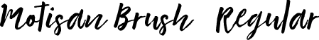 Motisan Brush 2 Regular font | Motisan-Brush-2.ttf