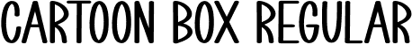 Cartoon Box Regular font | Cartoon-Box.otf