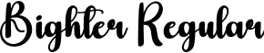 Bighter Regular font | Bighter.otf