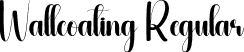 Wallcoating Regular font | Wallcoating.otf