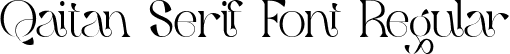 Qaitan Serif Font Regular font | QaitanSerifFontRegular-GOB4P.ttf