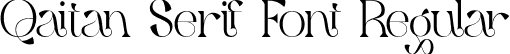 Qaitan Serif Font Regular font | QaitanseriffontRegular-JRr1o.otf