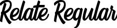 Relate Regular font | Relate-ywyEY.ttf