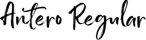 Antero Regular font | antero.ttf